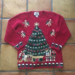 Ugly Christmas Sweater Tunic M
